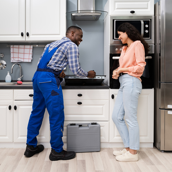 can you provide an estimate for cooktop repair before beginning any work in Andover MN